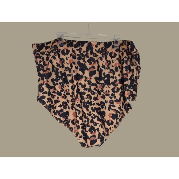 In The Style Brown Women's Leopard Print 2-piece Bikini Set Size 26 NWT - Picture 15 of 16